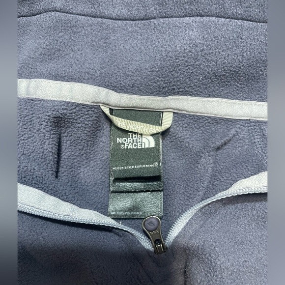 The North Face women's fleece sweatshirt pullover half zip long sleeve Sz Small - Picture 15 of 16